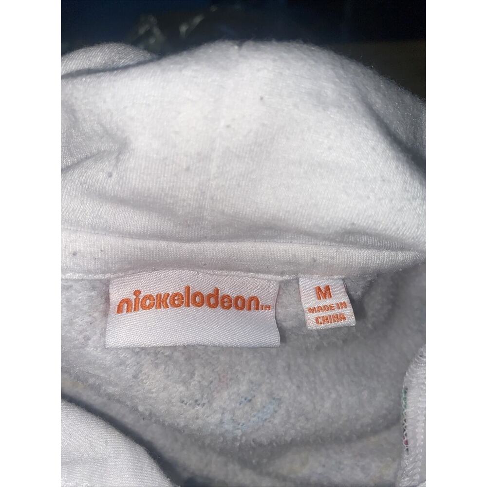 Nickelodeon White Rug Rats Hoodie Size Medium Front Pockets - Picture 6 of 7